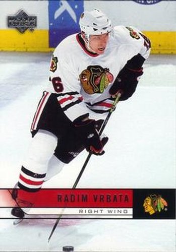 #43 Radim Vrbata - Chicago Blackhawks - 2006-07 Upper Deck Hockey