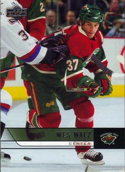 #95 Wes Walz - Minnesota Wild - 2006-07 Upper Deck Hockey