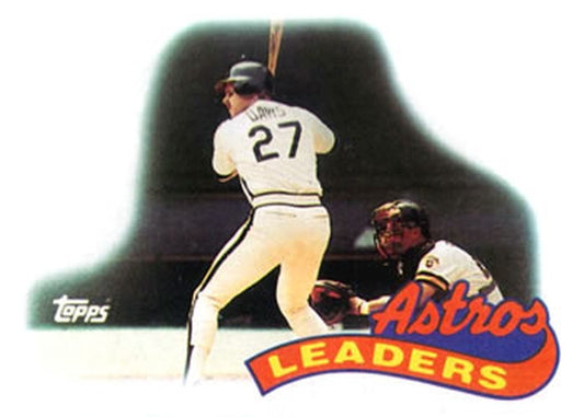 #579 Astros Leaders - Houston Astros - 1989 Topps Baseball