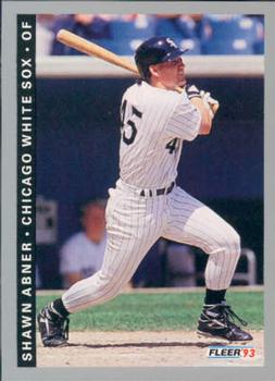 #579 Shawn Abner - Chicago White Sox - 1993 Fleer Baseball