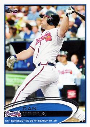 #579 Dan Uggla - Atlanta Braves - 2012 Topps Baseball