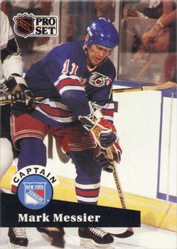 #579 Mark Messier - 1991-92 Pro Set Hockey