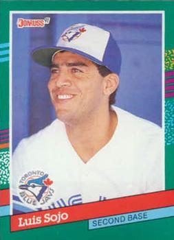 #579 Luis Sojo - Toronto Blue Jays - 1991 Donruss Baseball