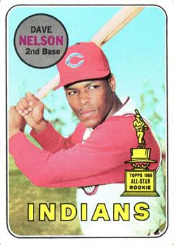 #579 Dave Nelson - Cleveland Indians - 1969 Topps Baseball