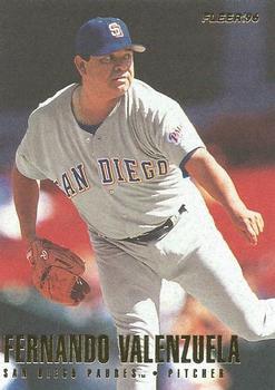 #579 Fernando Valenzuela - San Diego Padres - 1996 Fleer Baseball