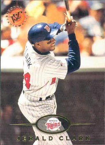 #579 Jerald Clark - Minnesota Twins - 1995 Stadium Club Baseball