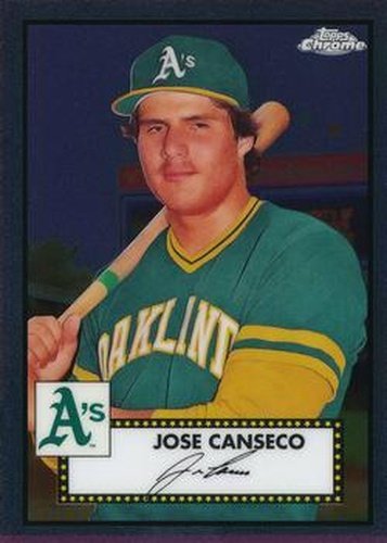 #579 Jose Canseco - Oakland Athletics - 2021 Topps Chrome Platinum Anniversary Baseball
