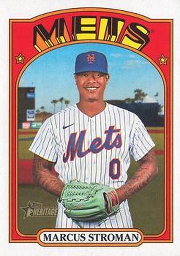 #579 Marcus Stroman - New York Mets - 2021 Topps Heritage Baseball