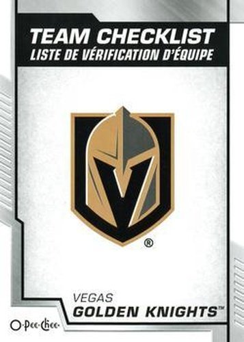 #579 Vegas Golden Knights - Vegas Golden Knights - 2020-21 O-Pee-Chee Hockey