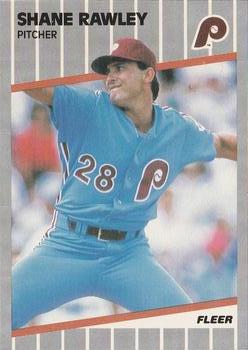 #579 Shane Rawley - Philadelphia Phillies - 1989 Fleer Baseball