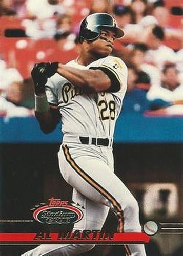 #579 Al Martin - Pittsburgh Pirates - 1993 Stadium Club Baseball