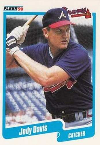 #579 Jody Davis - Atlanta Braves - 1990 Fleer USA Baseball