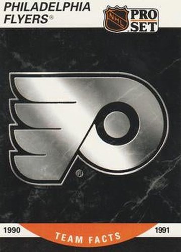 #579 Philadelphia Flyers Logo- Philadelphia Flyers - 1990-91 Pro Set Hockey
