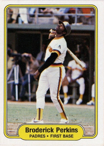 #579 Broderick Perkins - San Diego Padres - 1982 Fleer Baseball