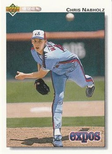 #579 Chris Nabholz - Montreal Expos - 1992 Upper Deck Baseball