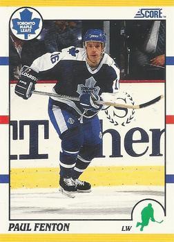 #57T Paul Fenton - Toronto Maple Leafs - 1990-91 Score Rookie and Traded Hockey