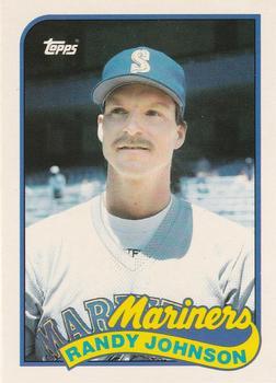 #57T Randy Johnson - Seattle Mariners - 1989 Topps Traded Baseball