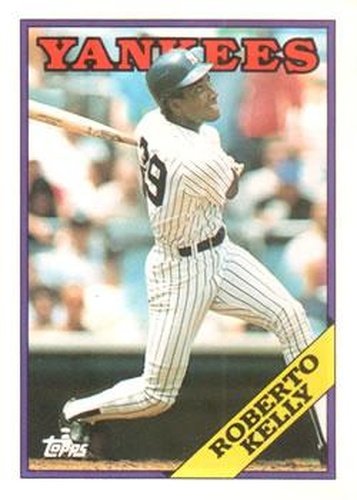 #57T Roberto Kelly - New York Yankees - 1988 Topps Traded Baseball