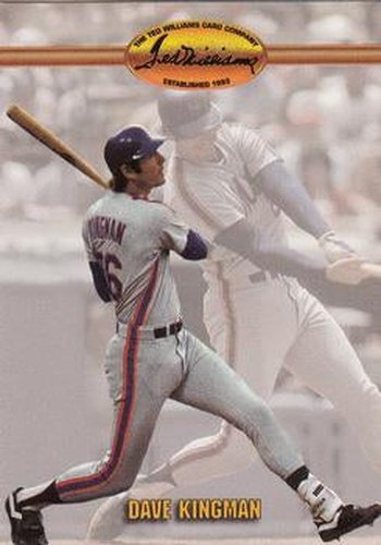 #57 Dave Kingman - New York Mets - 1993 Ted Williams Baseball