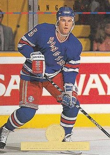 #57 Mattias Norstrom - New York Rangers - 1994-95 Leaf Hockey