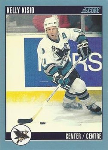#57 Kelly Kisio - San Jose Sharks - 1992-93 Score Canadian Hockey