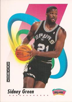 #257 Sidney Green - San Antonio Spurs - 1991-92 SkyBox Basketball