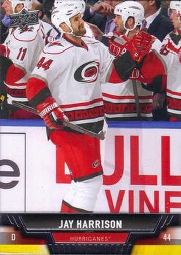 #57 Jay Harrison - Carolina Hurricanes - 2013-14 Upper Deck Hockey
