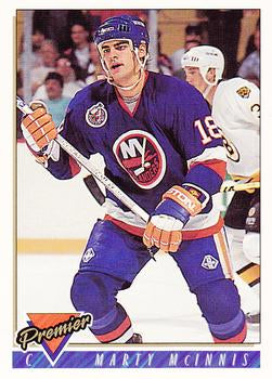 #57 Marty McInnis - New York Islanders - 1993-94 Topps Premier Hockey
