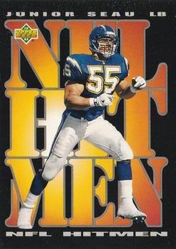 #57 Junior Seau - San Diego Chargers - 1993 Upper Deck Football