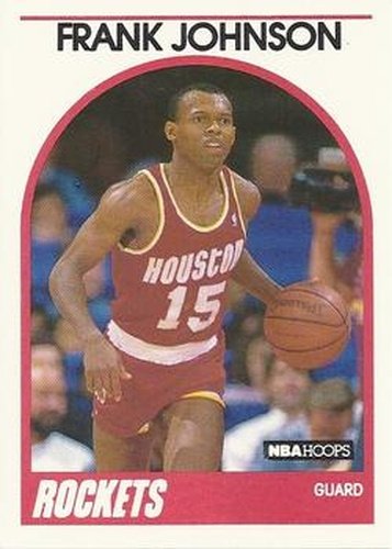 #57 Frank Johnson - Houston Rockets - 1989-90 Hoops Basketball