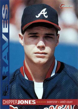 #57 Chipper Jones - Atlanta Braves - 1994 O-Pee-Chee Baseball