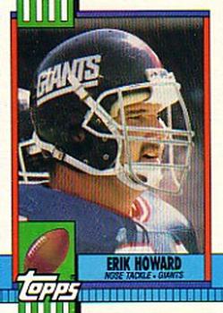 #57 Erik Howard - New York Giants - 1990 Topps Football