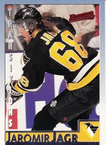 #57 Jaromir Jagr - Pittsburgh Penguins - 1995-96 Bowman Hockey