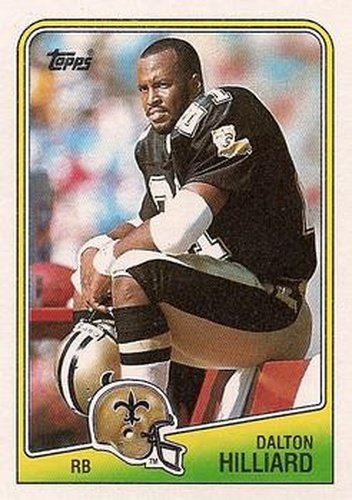 #57 Dalton Hilliard - New Orleans Saints - 1988 Topps Football