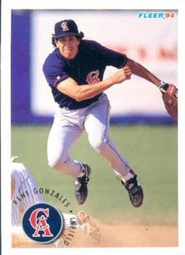 #57 Rene Gonzales - California Angels - 1994 Fleer Baseball