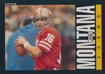 #157 Joe Montana - San Francisco 49ers - 1985 Topps Football