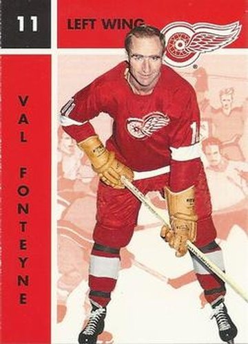 #57 Val Fonteyne - Detroit Red Wings - 1995-96 Parkhurst 1966-67 Hockey