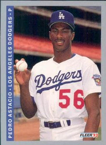 #57 Pedro Astacio - Los Angeles Dodgers - 1993 Fleer Baseball