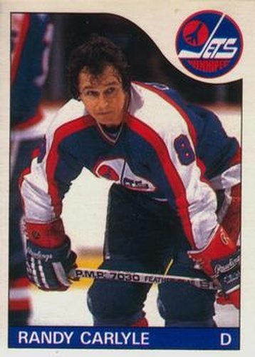 #57 Randy Carlyle - Winnipeg Jets - 1985-86 O-Pee-Chee Hockey