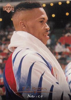 #57 P.J. Brown - New Jersey Nets - 1995-96 Upper Deck Basketball