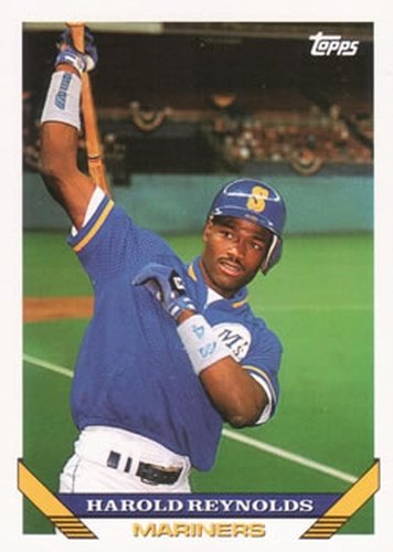 #757 Harold Reynolds - Seattle Mariners - 1993 Topps Baseball