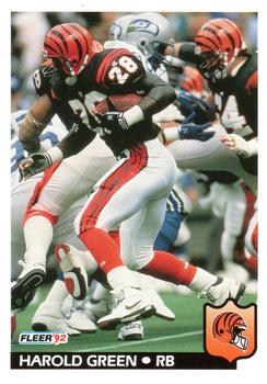 #57 Harold Green - Cincinnati Bengals - 1992 Fleer Football