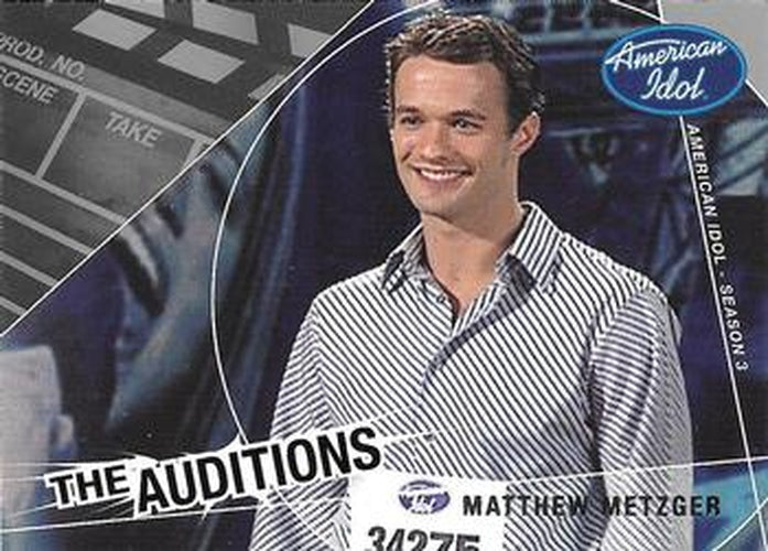#57 Matthew Metzger - 2004 Fleer American Idol Season 3