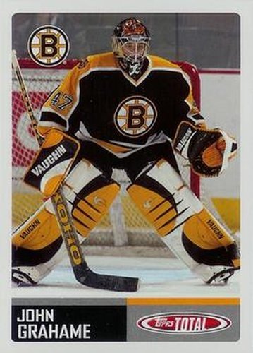 #57 John Grahame - Boston Bruins - 2002-03 Topps Total Hockey