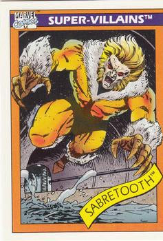 #57 Sabretooth - 1990 Impel Marvel Universe