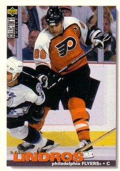 #57 Eric Lindros - Philadelphia Flyers - 1995-96 Collector's Choice Hockey