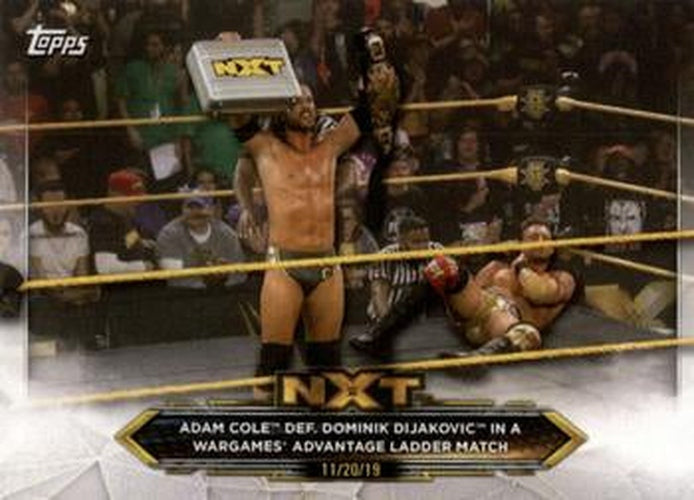 #57 Adam Cole / Dominik Dijakovic - 2020 Topps WWE NXT Wrestling