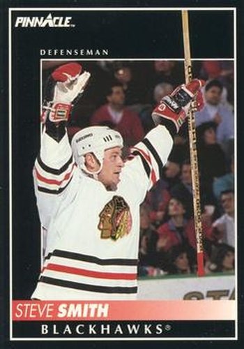#57 Steve Smith - Chicago Blackhawks - 1992-93 Pinnacle Canadian Hockey