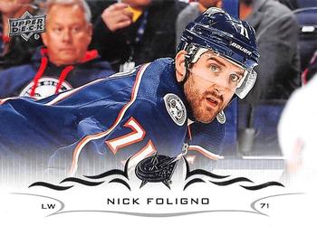 #57 Nick Foligno - Columbus Blue Jackets - 2018-19 Upper Deck Hockey
