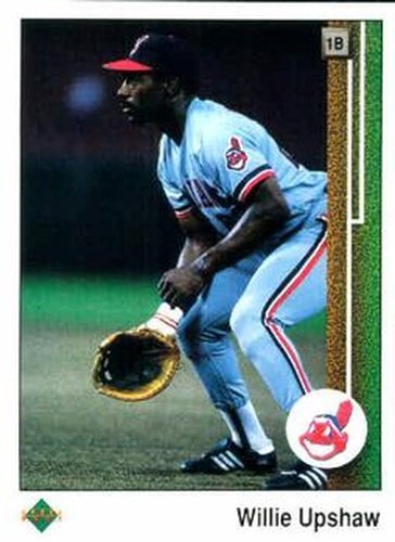 #157 Willie Upshaw - Cleveland Indians - 1989 Upper Deck Baseball